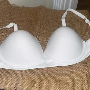 Haynes white xlg bra -